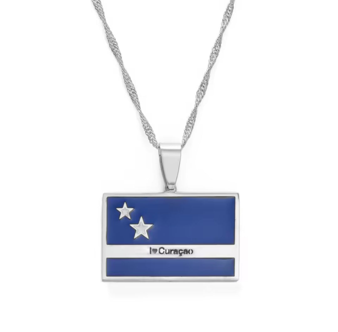Curaçao vlag ketting