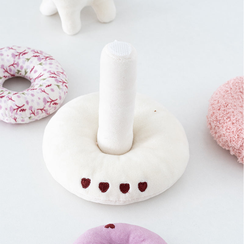 Montessori Stapeltorens- Pluche Dino & Unicorn